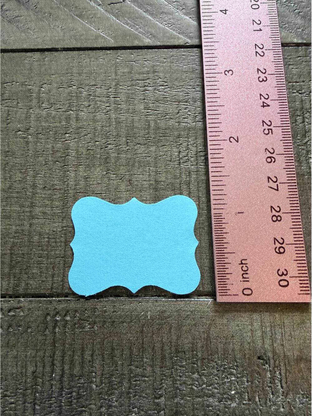 The Paper Studio 2.5 inch ornate bracket label shape punch - Picture 5 of 5